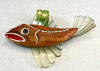 BP132 large wood goggly eyed fish pin